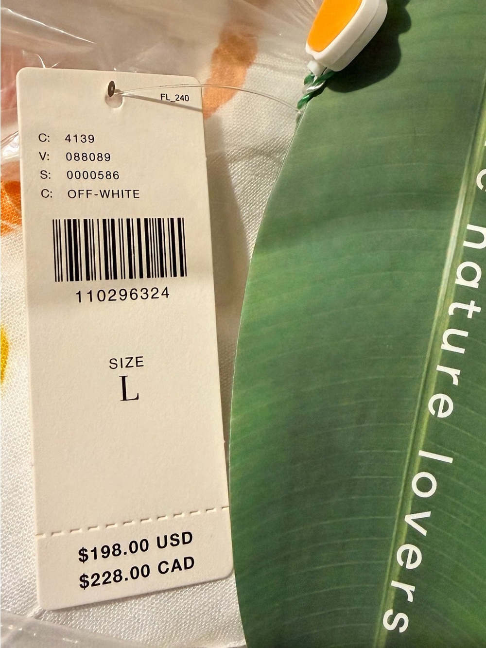 Anthropologie Farm Biricutio Citrus & Cocktail Printed Buttondown Shirt - Picture 3 of 3